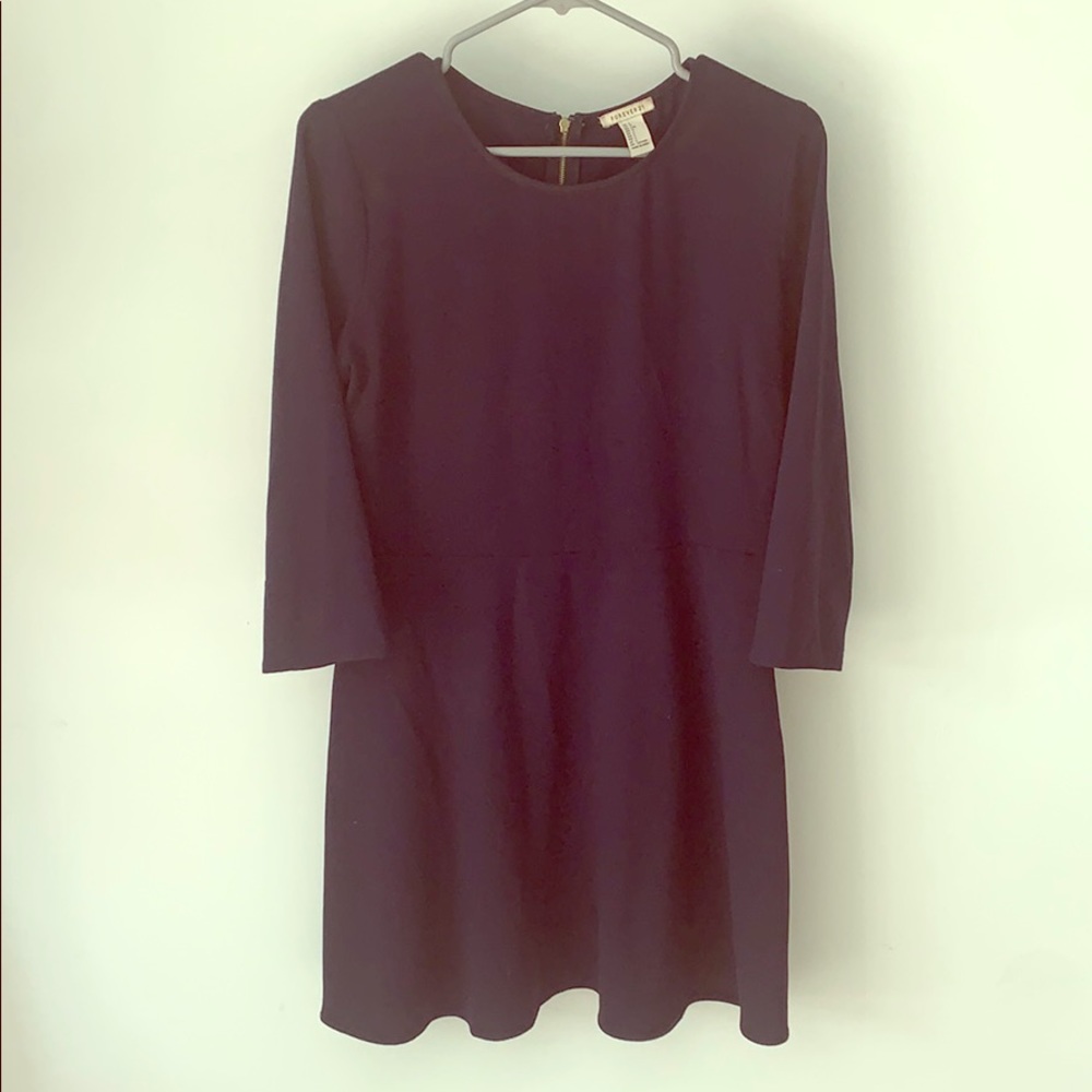 Navy blue high dress